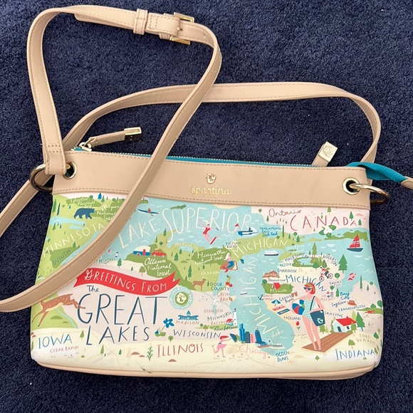 Spartina 449 Handbags - Spartina 449 Great Lakes Crossbody Bag